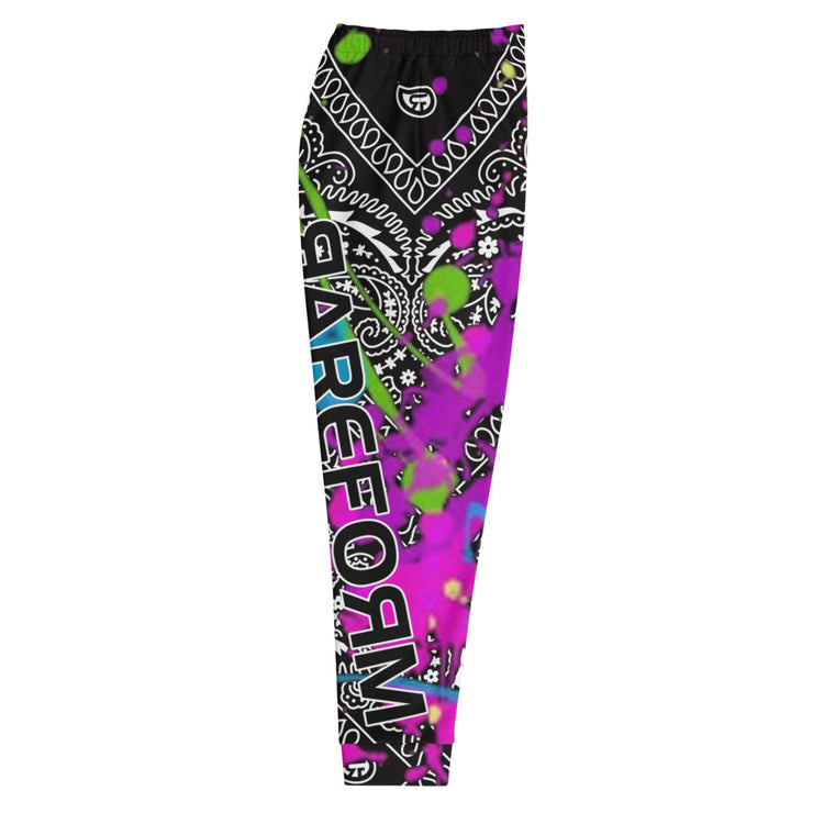 Men's Joggers  -Paisley Splash