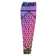 Men's Joggers - Ninja Paisley - Green/Pink/Purple Gradient