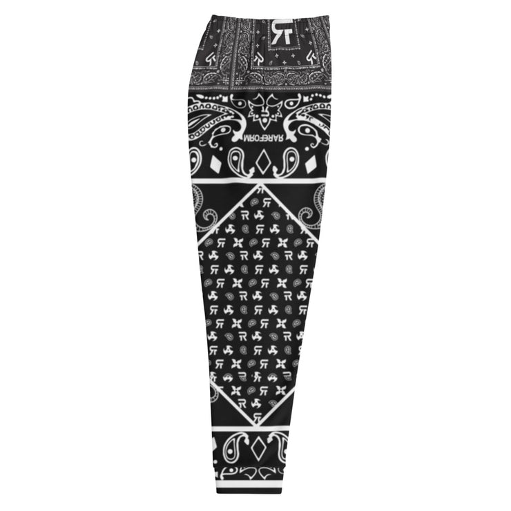 Men's Joggers - Ninja Paisley - Black
