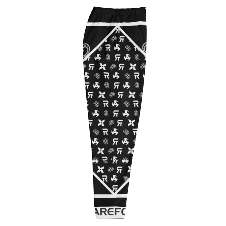 Men's Joggers - Ninja Paisley - Black