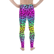 Electric Leopard Print - Men's Leggings