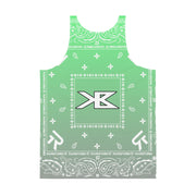 Unisex Tank Top - King Benz - Green Gradient