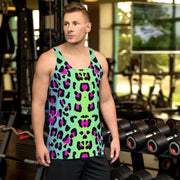 Electric Leopard Print - Unisex Tank Top