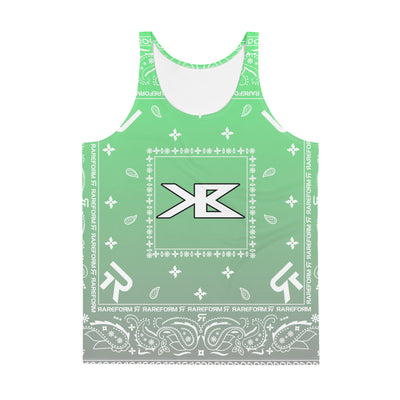 Unisex Tank Top - King Benz - Green Gradient