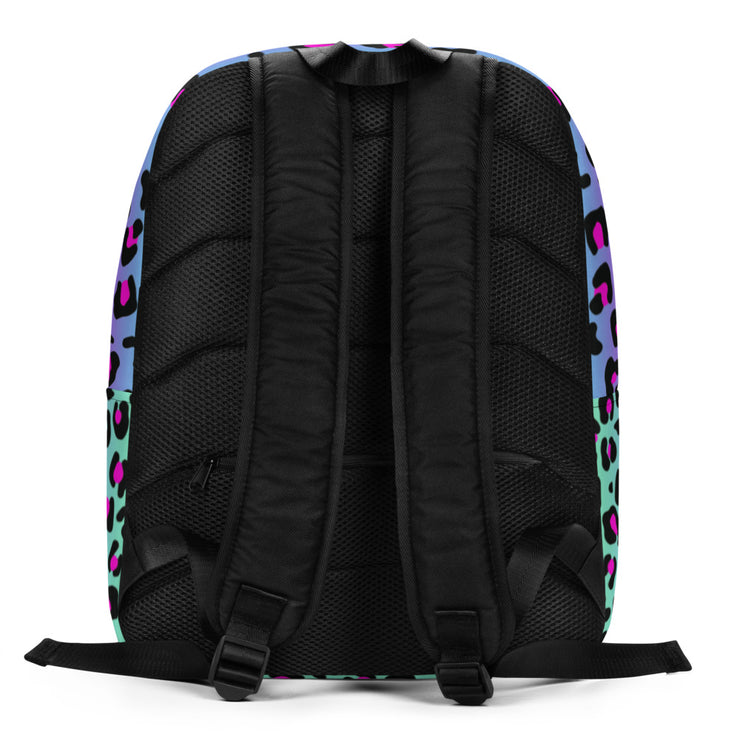 Minimalist Backpack -Electric Leopard Print