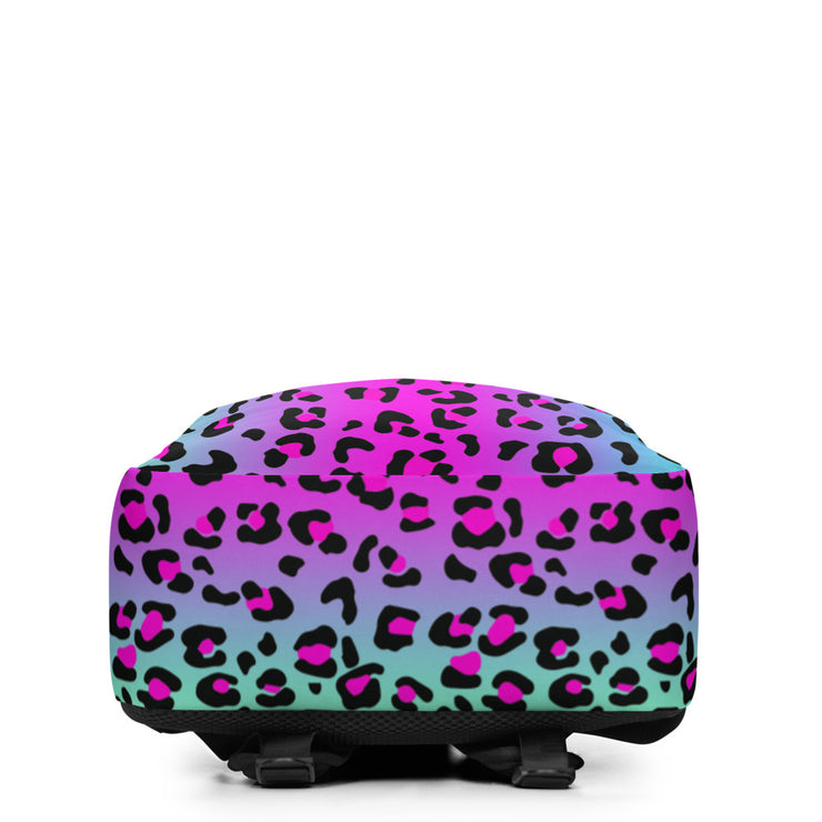 Minimalist Backpack -Electric Leopard Print