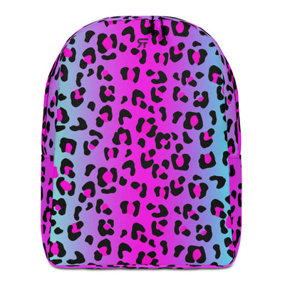 Minimalist Backpack -Electric Leopard Print