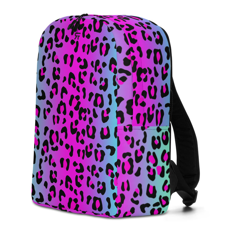Minimalist Backpack -Electric Leopard Print
