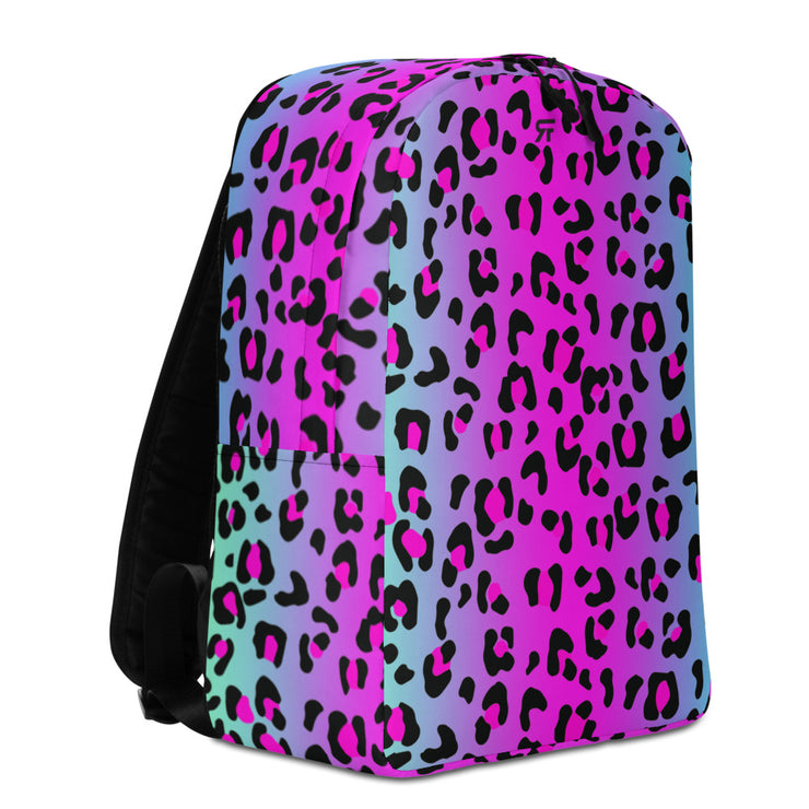 Minimalist Backpack -Electric Leopard Print