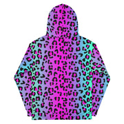 Unisex Hoodie - Electric Leopard Print