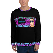 Unisex Sweatshirt - Electric Leopard Print