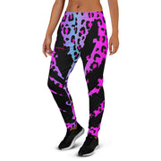 Women's Joggers Electric Leopard Print