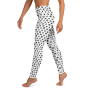 Yoga Leggings Ninja Star - All Over print Black/White