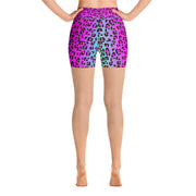 Electric Leopard Print - Yoga Shorts
