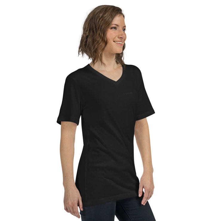Unisex V-Neck T-Shirt - RF logo & word